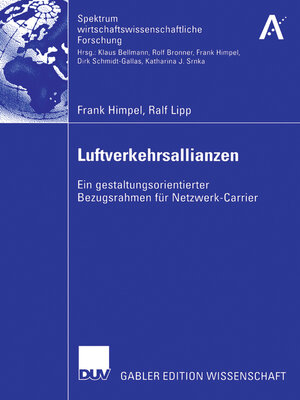 cover image of Luftverkehrsallianzen
